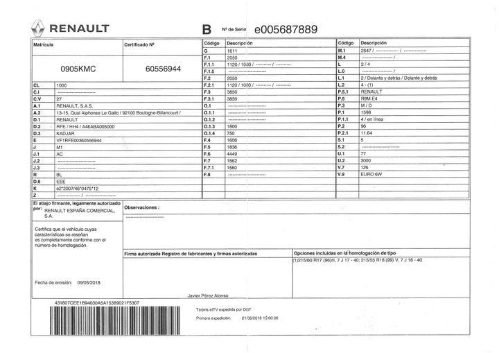 Photo 30 VIN: VF1RFE00360556944 - RENAULT KADJAR 