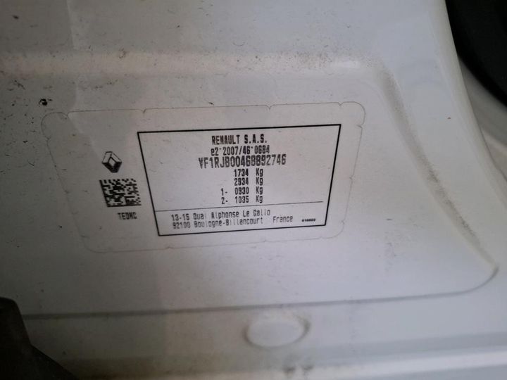 Photo 10 VIN: VF1RJB00468892746 - RENAULT NULL 
