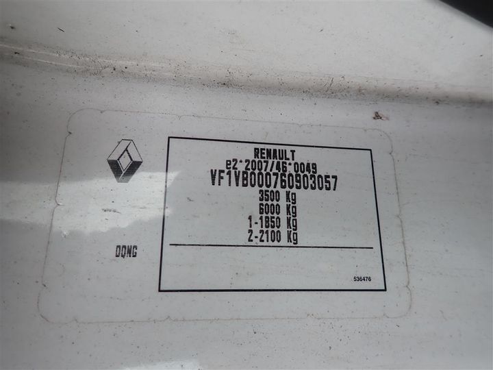 Photo 7 VIN: VF1VB000760903057 - RENAULT MASTER DCI 170 ENERGY EURO 6 