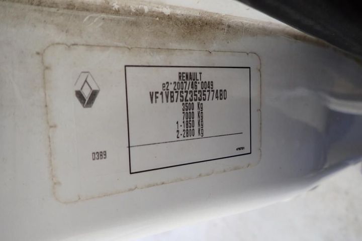 Photo 7 VIN: VF1VB7SZ353577480 - RENAULT MASTER 