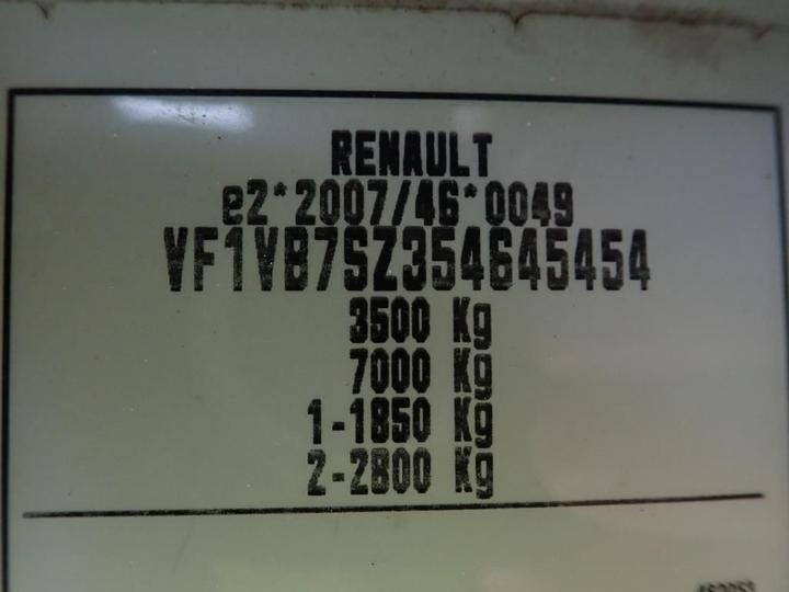 Photo 10 VIN: VF1VB7SZ354645454 - RENAULT MASTER CHASSIS CABINE 