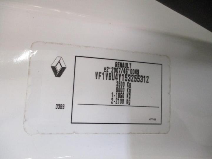 Photo 13 VIN: VF1VBU4Y153255312 - RENAULT MASTER CHASSIS CABINE 