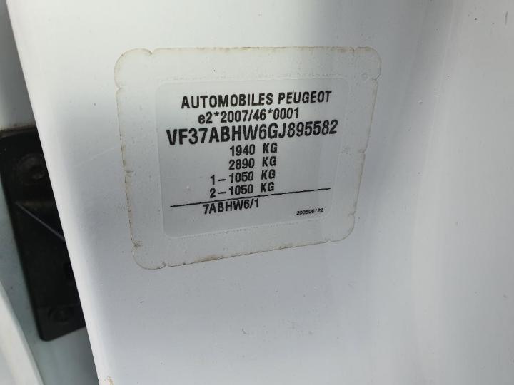 Photo 15 VIN: VF37ABHW6GJ895582 - PEUGEOT PARTNER 120 