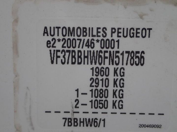 Photo 11 VIN: VF37BBHW6FN517856 - PEUGEOT PARTNER 