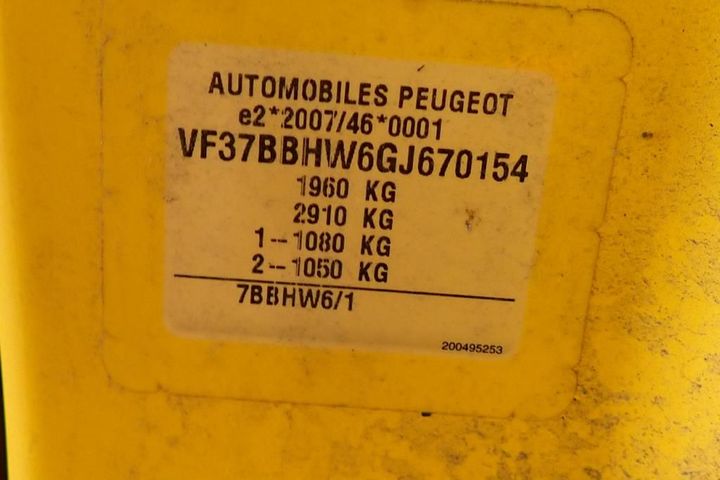 Photo 11 VIN: VF37BBHW6GJ670154 - PEUGEOT PARTNER 