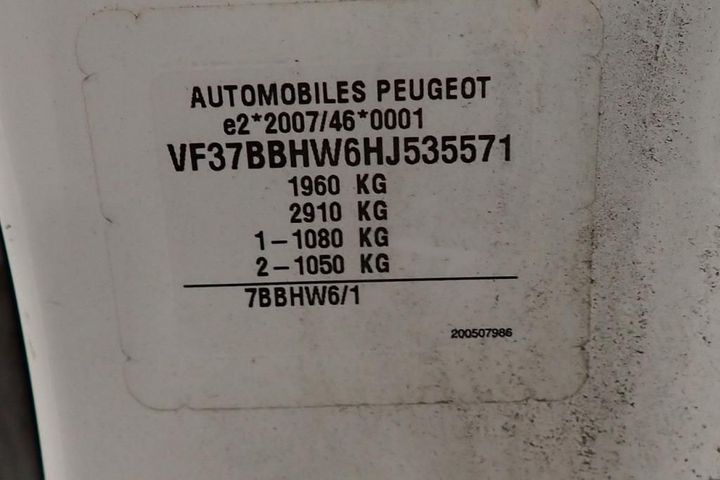 Photo 11 VIN: VF37BBHW6HJ535571 - PEUGEOT PARTNER 