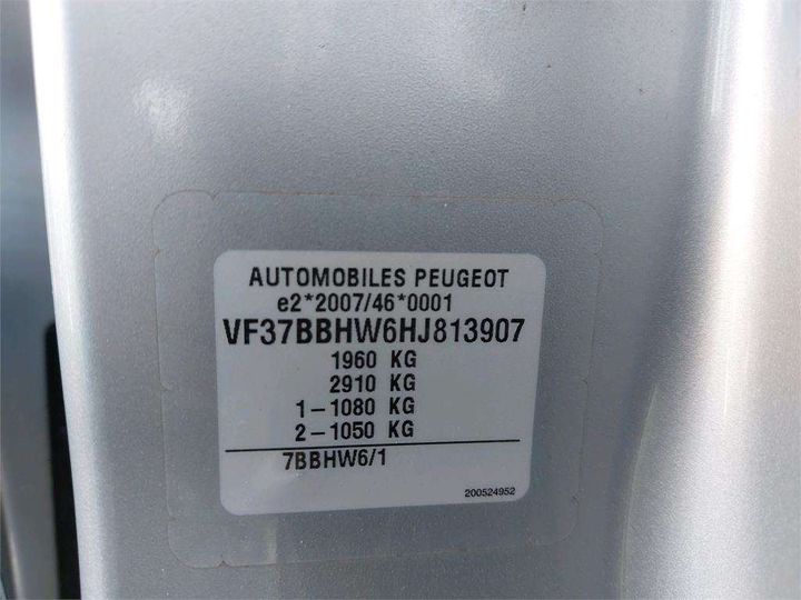 Photo 8 VIN: VF37BBHW6HJ813907 - PEUGEOT PARTNER 