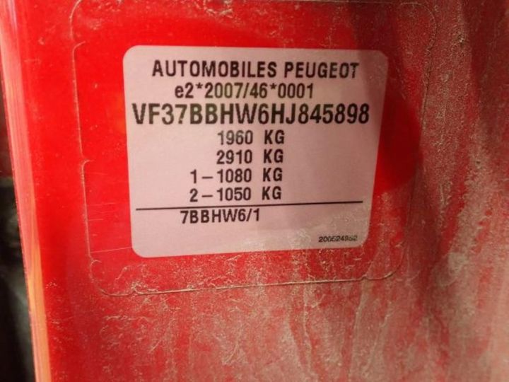 Photo 12 VIN: VF37BBHW6HJ845898 - PEUGEOT PARTNER 