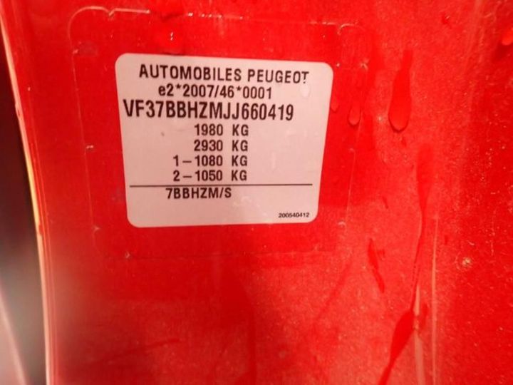 Photo 12 VIN: VF37BBHZMJJ660419 - PEUGEOT PARTNER 