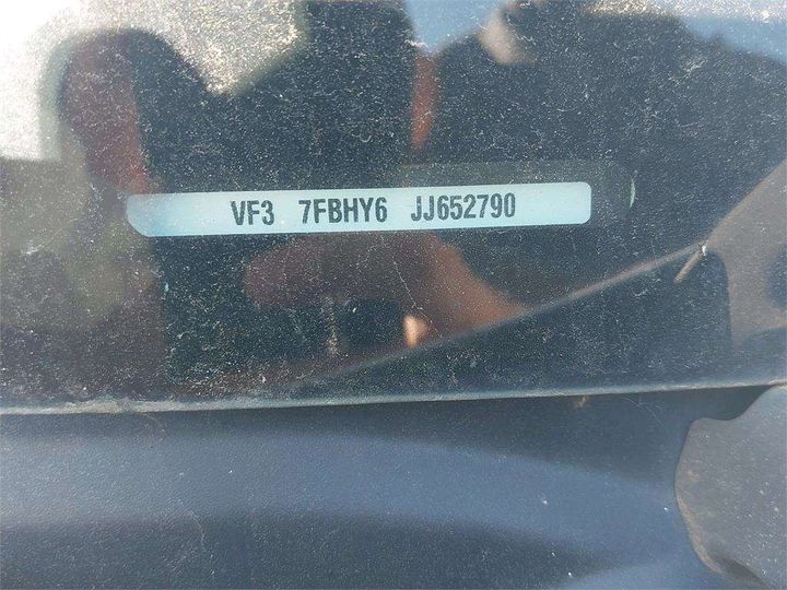 Photo 8 VIN: VF37FBHY6JJ652790 - PEUGEOT PARTNER 