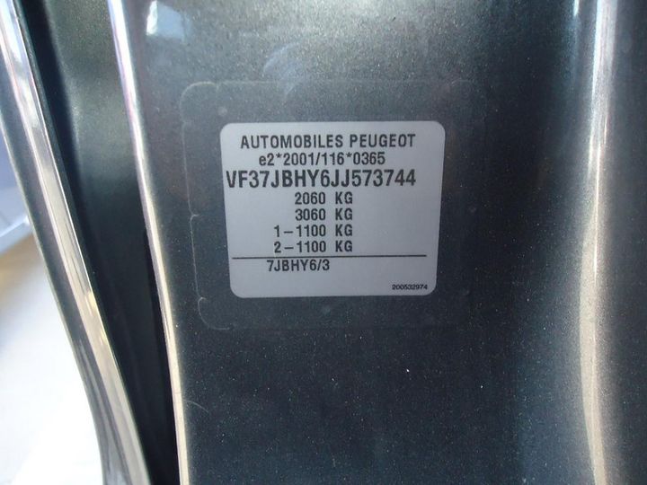 Photo 6 VIN: VF37JBHY6JJ573744 - PEUGEOT PARTNER 