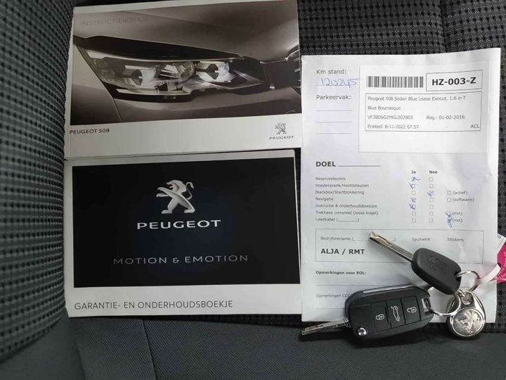 Photo 17 VIN: VF38D5GZMGL002803 - PEUGEOT 508 SEDAN 