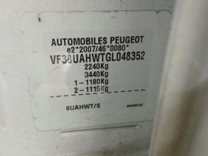 Photo 12 VIN: VF38UAHWTGL048352 - PEUGEOT 508 RXH 