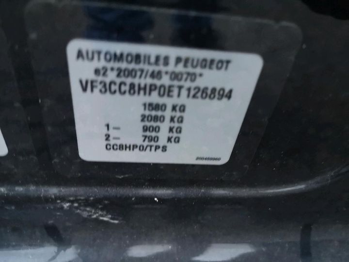 Photo 8 VIN: VF3CC8HP0ET126894 - PEUGEOT 208 AFFAIRE 