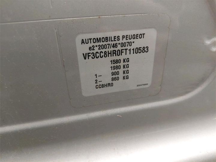 Photo 8 VIN: VF3CC8HR0FT110583 - PEUGEOT 208 