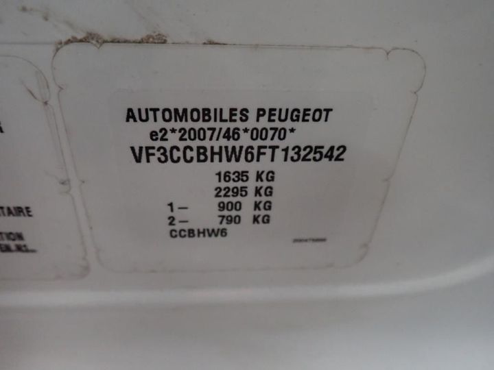 Photo 12 VIN: VF3CCBHW6FT132542 - PEUGEOT 208 5P AFFAIRE (2 SEATS) 