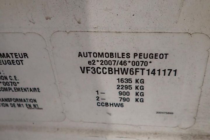 Photo 11 VIN: VF3CCBHW6FT141171 - PEUGEOT 208 5P AFFAIRE (2 SEATS) 