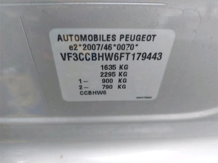 Photo 8 VIN: VF3CCBHW6FT179443 - PEUGEOT 208 