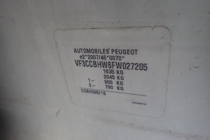 Photo 11 VIN: VF3CCBHW6FW027205 - PEUGEOT 208 5P 