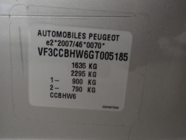 Photo 11 VIN: VF3CCBHW6GT005185 - PEUGEOT 208 5P 