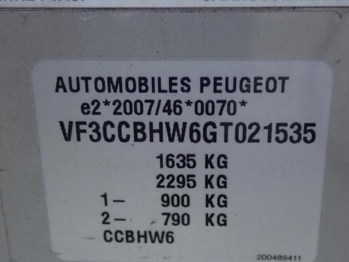 Photo 13 VIN: VF3CCBHW6GT021535 - PEUGEOT 208 5P AFFAIRE (2 SEATS) 