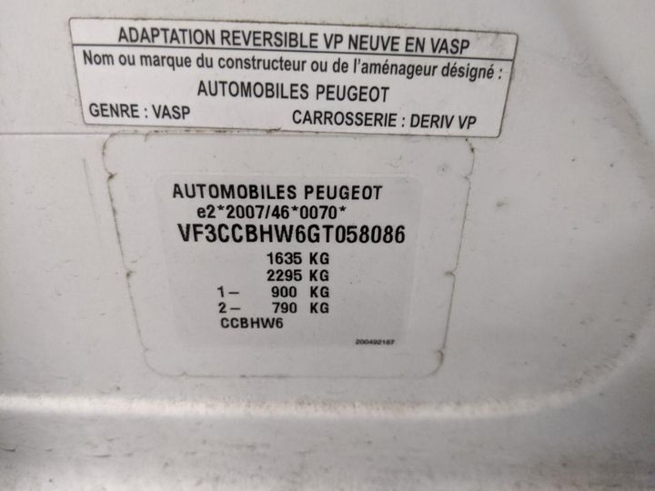 Photo 12 VIN: VF3CCBHW6GT058086 - PEUGEOT 208 AFFAIRE 