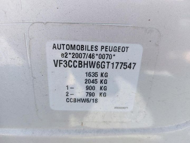 Photo 8 VIN: VF3CCBHW6GT177547 - PEUGEOT 208 