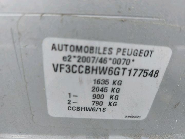 Photo 8 VIN: VF3CCBHW6GT177548 - PEUGEOT 208 