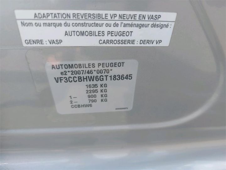 Photo 8 VIN: VF3CCBHW6GT183645 - PEUGEOT 208 AFFAIRE 