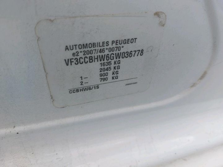 Photo 8 VIN: VF3CCBHW6GW036778 - PEUGEOT 208 BUSINESS R&#39 