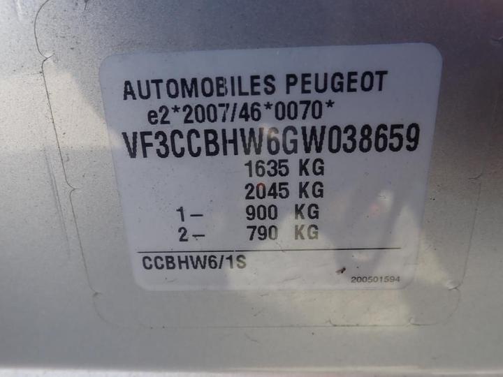 Photo 12 VIN: VF3CCBHW6GW038659 - PEUGEOT 208 5P 