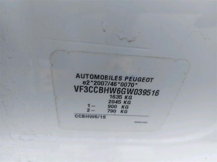 Photo 8 VIN: VF3CCBHW6GW039516 - PEUGEOT 208 BUSINESS R&#39 