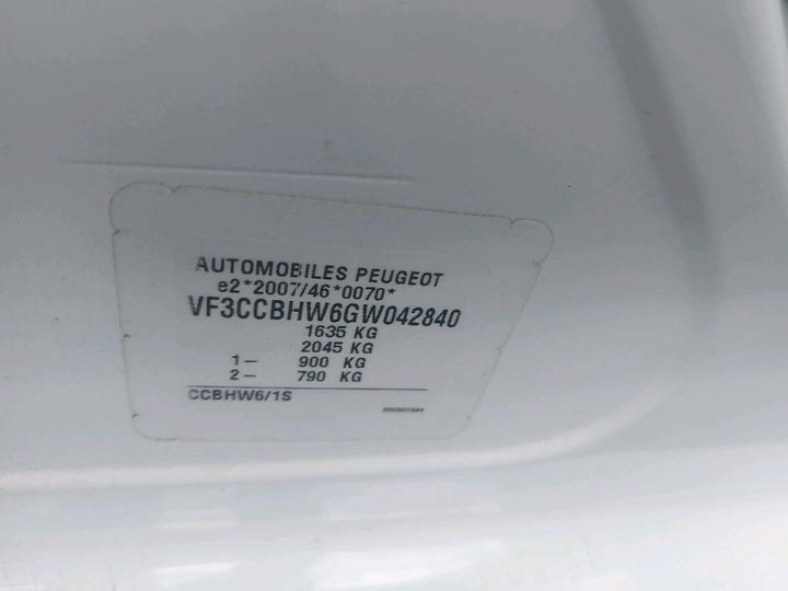 Photo 8 VIN: VF3CCBHW6GW042840 - PEUGEOT 208 BUSINESS R&#39 