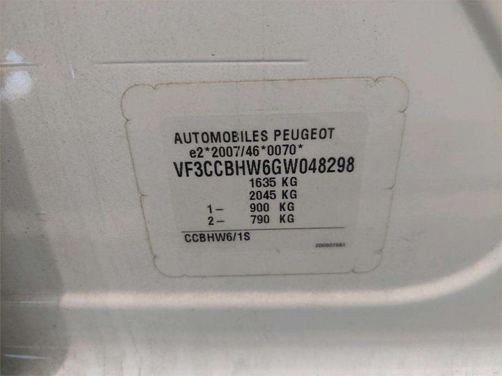 Photo 8 VIN: VF3CCBHW6GW048298 - PEUGEOT 208 