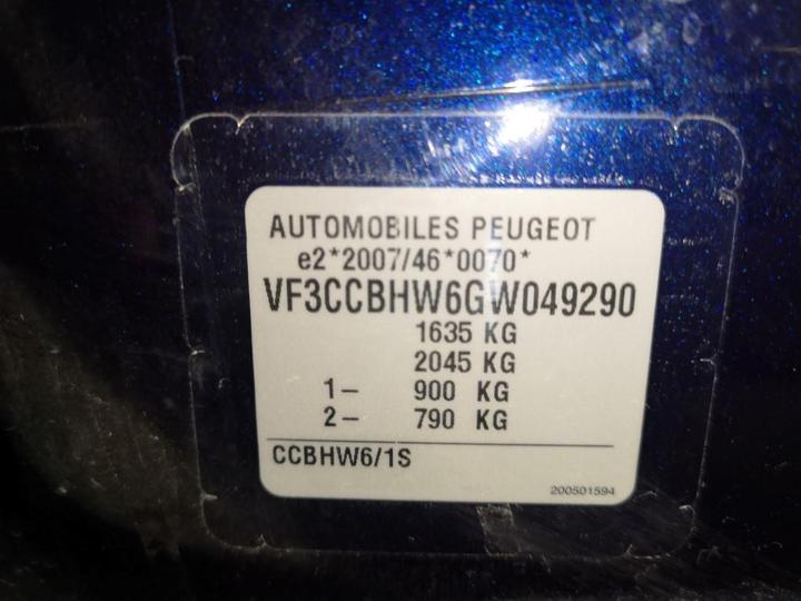 Photo 8 VIN: VF3CCBHW6GW049290 - PEUGEOT 208 