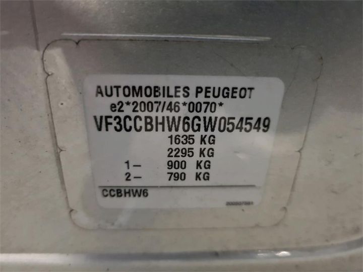 Photo 4 VIN: VF3CCBHW6GW054549 - PEUGEOT 208 