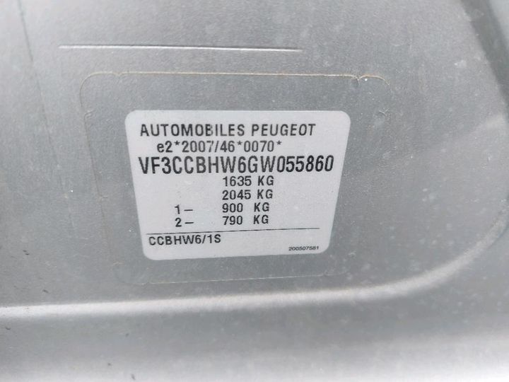 Photo 8 VIN: VF3CCBHW6GW055860 - PEUGEOT 208 