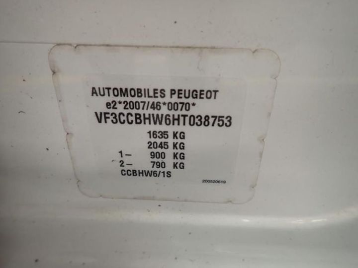 Photo 12 VIN: VF3CCBHW6HT038753 - PEUGEOT 208 