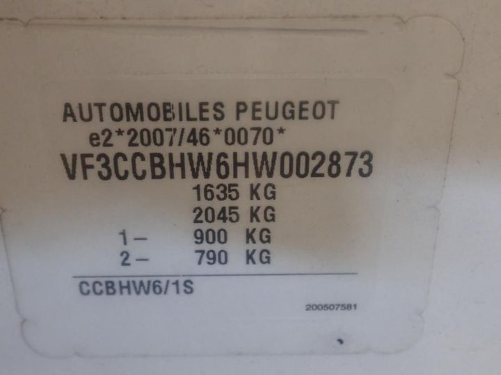 Photo 15 VIN: VF3CCBHW6HW002873 - PEUGEOT 208 