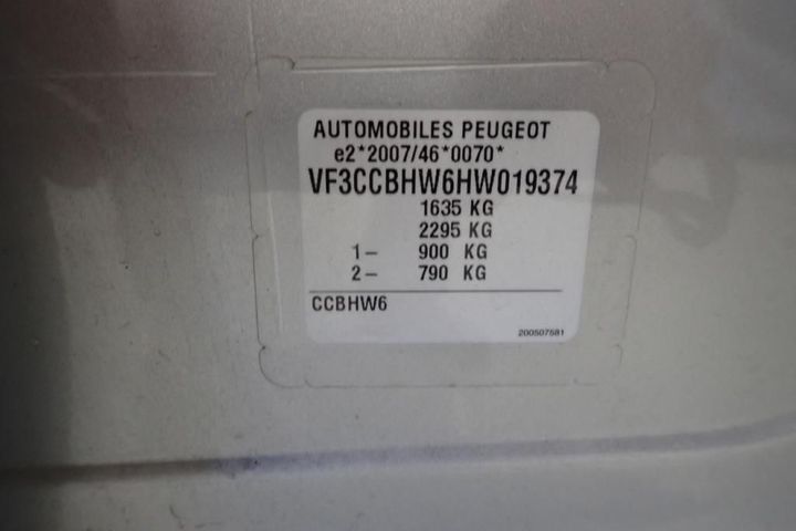 Photo 29 VIN: VF3CCBHW6HW019374 - PEUGEOT 208 