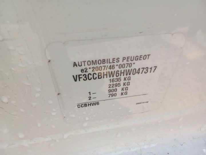 Photo 19 VIN: VF3CCBHW6HW047317 - PEUGEOT 208 