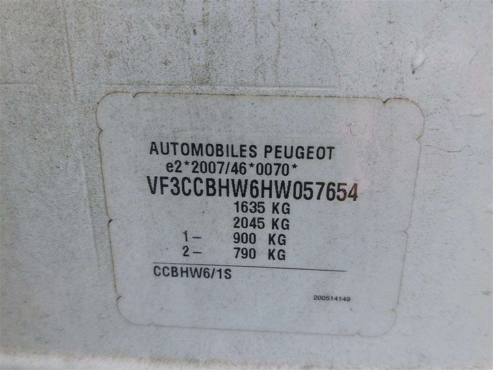 Photo 8 VIN: VF3CCBHW6HW057654 - PEUGEOT 208 