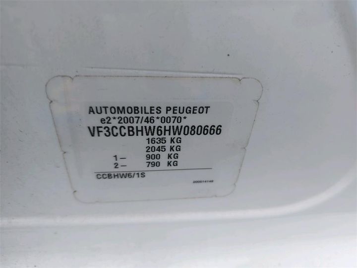 Photo 8 VIN: VF3CCBHW6HW080666 - PEUGEOT 208 BUSINESS R&#39 