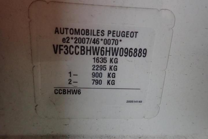 Photo 7 VIN: VF3CCBHW6HW096889 - PEUGEOT 208 5P AFFAIRE (2 SEATS) 