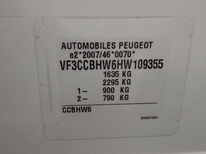 Photo 11 VIN: VF3CCBHW6HW109355 - PEUGEOT 208 5P AFFAIRE (2 SEATS) 