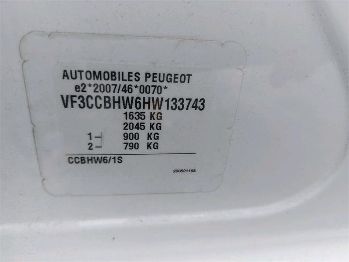 Photo 8 VIN: VF3CCBHW6HW133743 - PEUGEOT 208 BUSINESS R&#39 