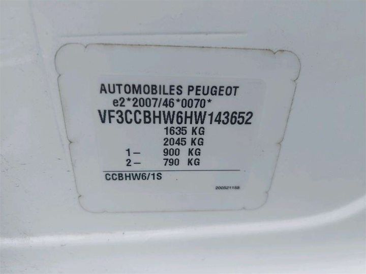 Photo 8 VIN: VF3CCBHW6HW143652 - PEUGEOT 208 