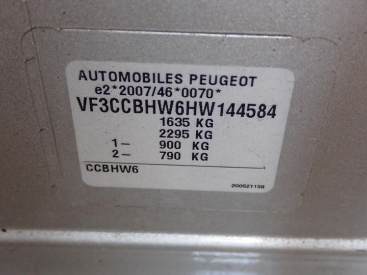 Photo 12 VIN: VF3CCBHW6HW144584 - PEUGEOT 208 