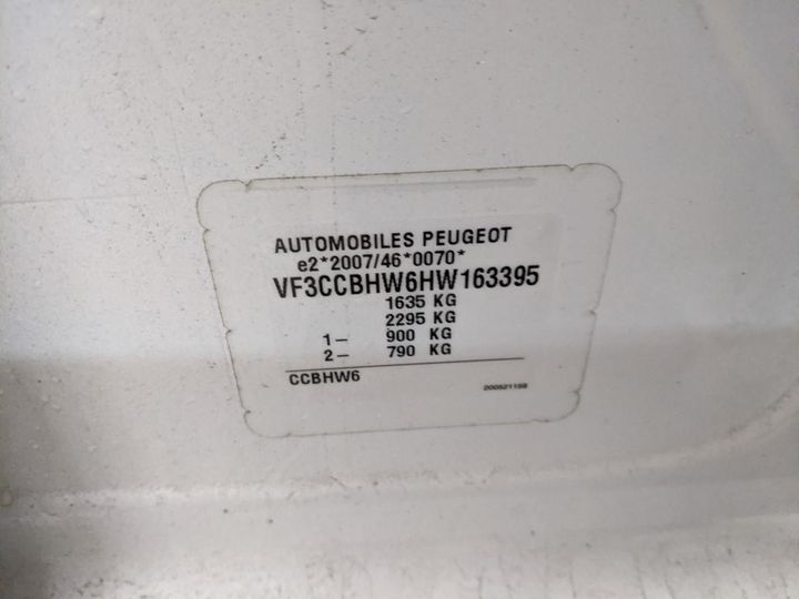 Photo 14 VIN: VF3CCBHW6HW163395 - PEUGEOT 208 