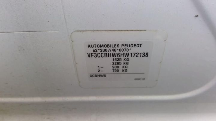 Photo 5 VIN: VF3CCBHW6HW172138 - PEUGEOT 208 AFFAIRE 